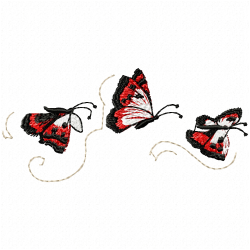 Butterfly Embroidery Design 5 Butterfly Embroidery Design 5
